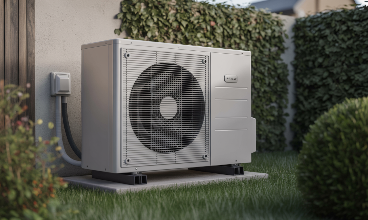 Pompe à chaleur air-eau installée